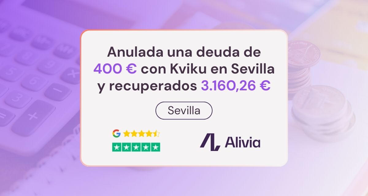 Recuperados 1.782,62 € y anulada una deuda de 2.768,28 € con Avafin en Tarragona en solo 32 días